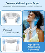 TORRAS COOLiFY Air Neck Fan Air Conditioner, 3D Airflow, Light Portable Fan - Image 4