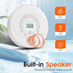 Portable CD Player with Built-in Speaker: KUEPHOM Rechargeable Discman with - Image 2