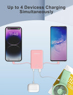 6000mah Ultra Slim Built in Cables Power Bank, Card Size Built in USB C Cords - Image 6