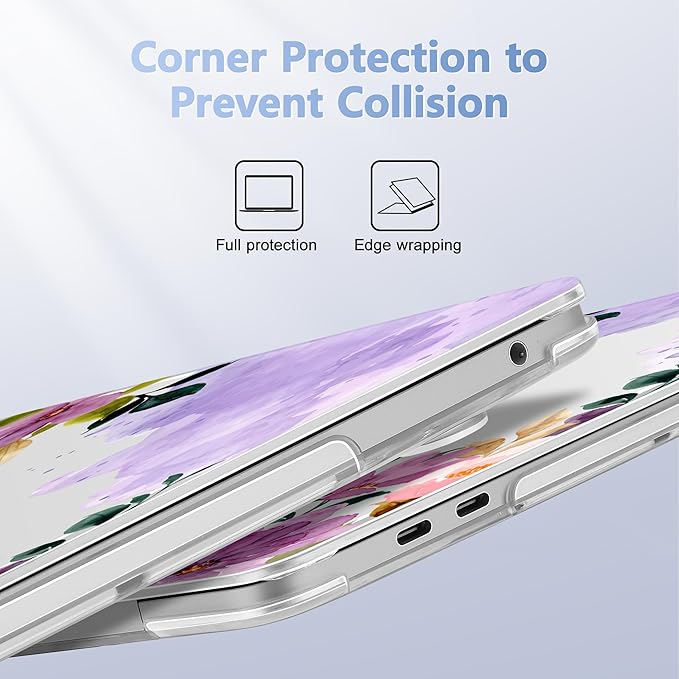 Case for MacBook Pro 13 inch with/Without Touch Bar, Hard Shell + Keyboard - Image 3