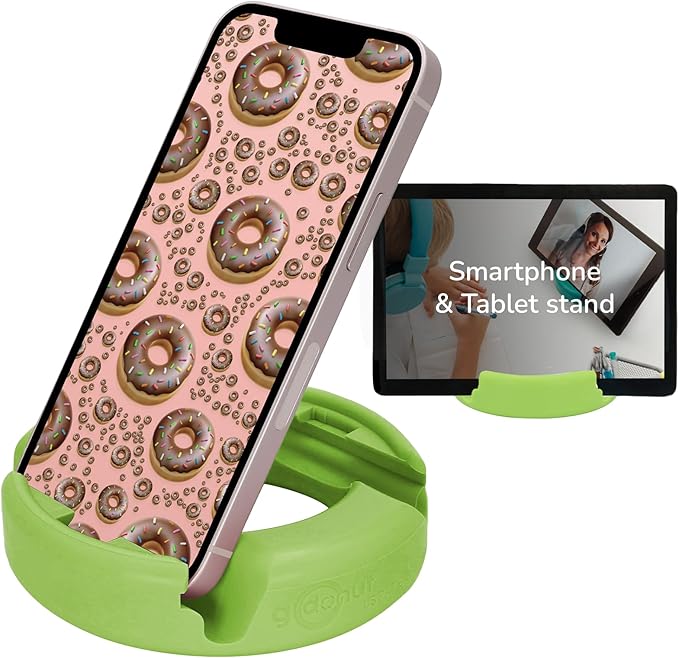 GoDonut – Phone Stand Original – Cell Phone Holder + Tablet Stand Desk by GoDonut
