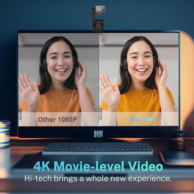 USB C Webcam PTZ Webcam, 4K Streaming Web Camera - Image 4