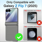 STORMTAL for Samsung Galaxy Z Flip 7 Case, Hinge Protection, Built-in Screen - Image 2