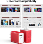 2Pieces USB C Wall Charging Block, 20W 2Port Fast USBC PD3.0 Power Adapter Type - Image 3