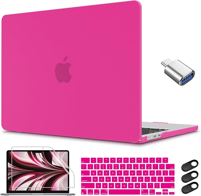 CISSOOK Compatible with MacBook Air 13 inch Case 2025 2024 2023 2022, Hard by CISSOOK