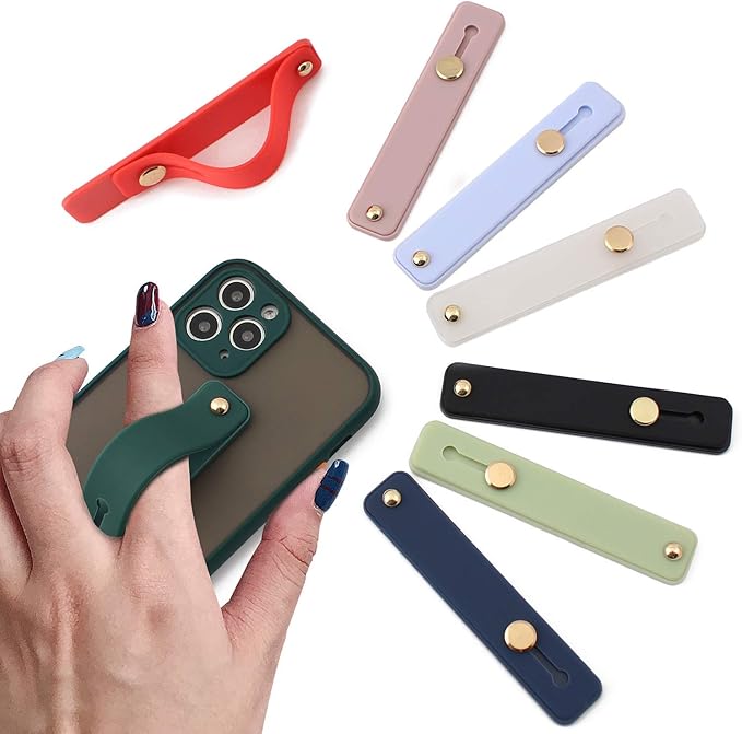 Removable and Reusable Cell Phone Grip Strap, Yetaida Telescopic Finger - Image 2