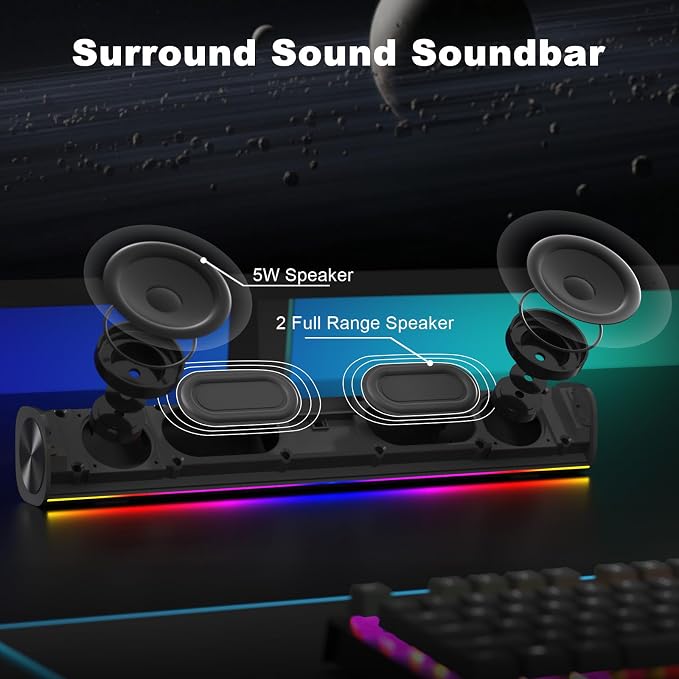 SOULION R100 Bluetooth Computer Speakers - Image 5