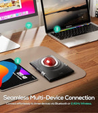 Nulea M512 Wireless Trackball Mouse, Ergonomic 55mm Trackball, 4 Level - Image 6
