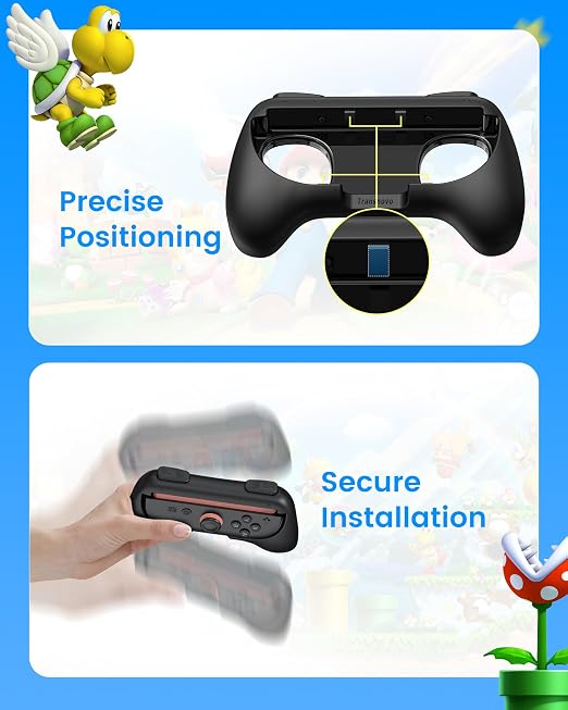 TRANSNOVO Hand Grips for Switch 2，Wear-Resistant Switch Accessories Controller - Image 6