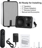 400W Outdoor Bluetooth Speakers, Wireless Sync Between Speakers, IPX5 Waterproof - Image 7
