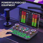 Facmogu K600 Gaming Audio Mixer, Streaming Audio Mixer - Image 4
