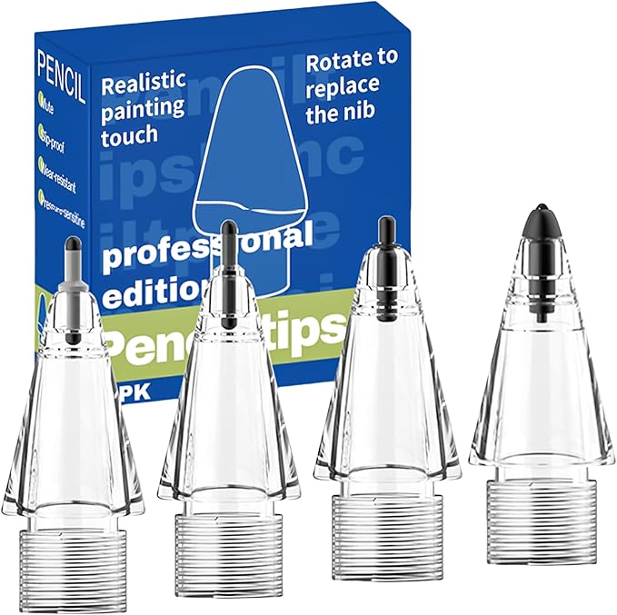 Replacement Tips for Apple Pencil, Upgraded Mix iPencil Tip for iPad Pro/USB-C by Unknown