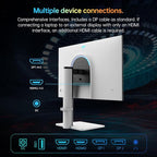 KTC Monitor 27-inch White Gaming Monitor WQHD Fast IPS, 300Hz 1ms 144% sRGB - Image 7