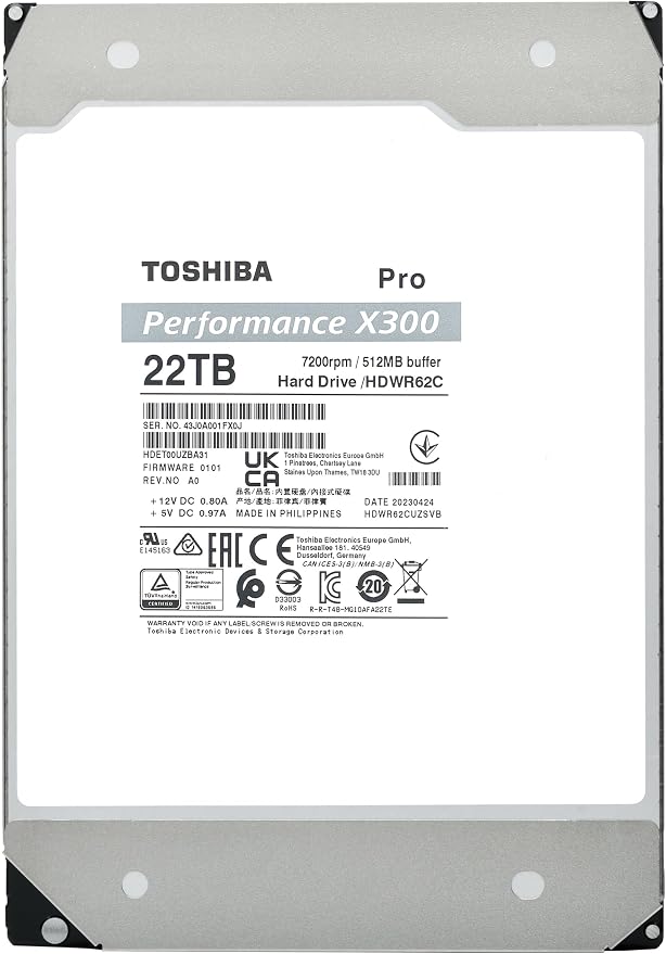 Toshiba X300 PRO 22TB High Workload Performance - Image 6
