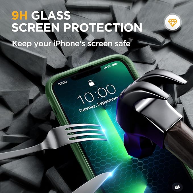 Miracase Magnetic Glass for iPhone 13 Pro Case, Compatible - Image 7