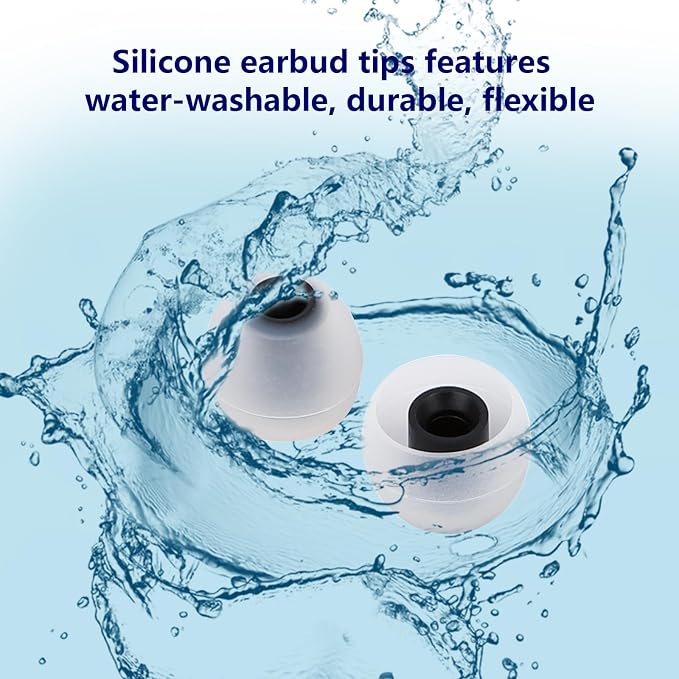Silicone Replacement Earbud Tips Earbud Covers Fit - Image 5