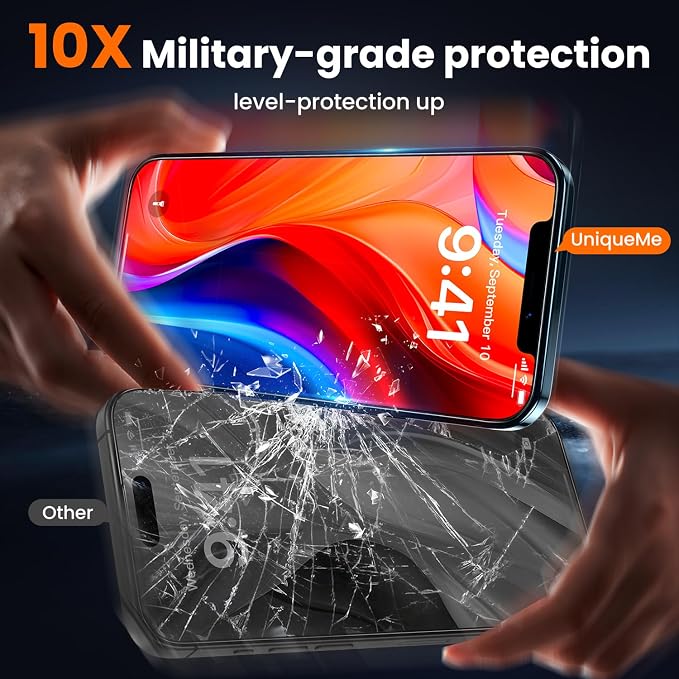 UniqueMe for iPhone 12 Pro Max Privacy Screen Protector - Image 5