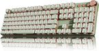 EWEADN V20 Wired Mechanical Keyboard, 104 Keys Backlit LED Keyboards, Media by SEUNKWANG