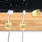 6 Sets Charger Holders for Cords, Adhesive Metal Cord Clips, Cable Management - Image 6