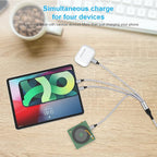 iPhone Charging Cable 1.8M/6Ft Multi 4 in 1 USB Universal Fast Charging Cord - Image 3
