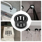 200PCS 1/2" Black Cable Snap Bushing Grommet, Snap in Cord Bushing Protect - Image 7