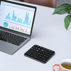 iClever Bluetooth Number Pad, Portable Wireless Number Pad, Aluminum - Image 9