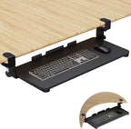 WALI Keyboard Tray Under Desk, Pull-Out Keyboard & Mouse Tray by WALI