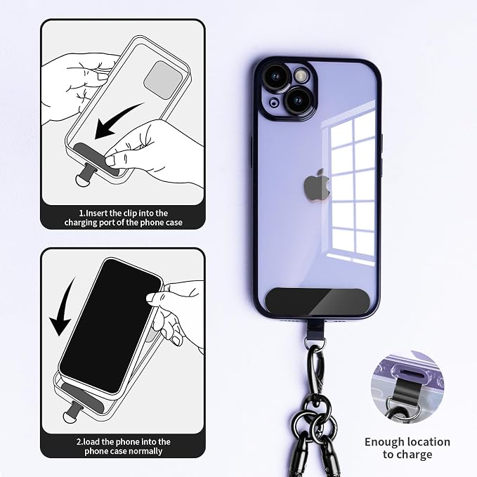 Cell Phone Lanyard Holder Anti Theft Crossbody Phone Wrist & Neck Strap - Image 4