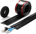 16.4ft Cord Cover Floor, Soft PVC Cord Covers by ZhiYo
