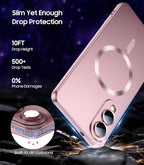 Magnetic for Samsung Galaxy S25 Edge Case Slim Soft Silicone Bumper Shockproof - Image 4