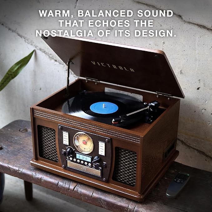 Victrola Navigator 8-in-1 Bluetooth Record Player - Image 8