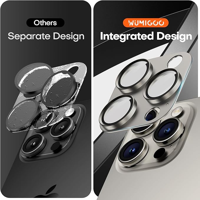 Camera Lens Protector for iPhone 16 Pro Max/16 Pro/15 Pro Max/15 Pro/14 Pro - Image 2