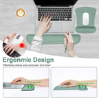 MOSISO Wrist Rest Support for Mouse Pad & Keyboard Set, Ergonomic Mousepad - Image 2