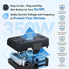 DOACE 350W Travel Voltage Converter US to Europe 220V to 110V Converter - Image 2