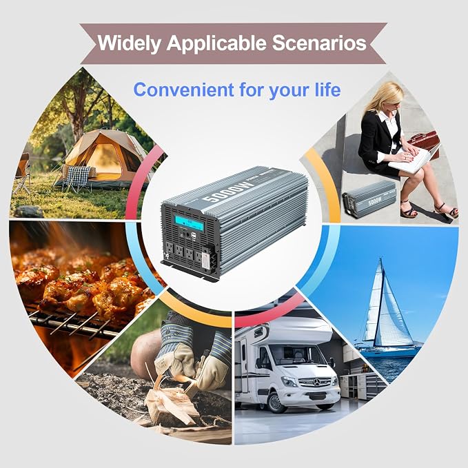 Power Inverter 5000 watt 12v to 110v /120V Inverter - Image 6