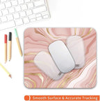 Square Mouse Pad Pink Gold, Personalized Premium-Textured Custom Mouse Mat - Image 4
