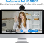 EMEET C955 Webcam for PC, 1080P Webcam - Image 2