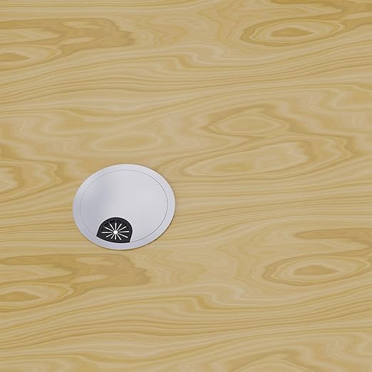Desk Grommet 2-1/8 Inch 53mm, Zinc Alloy Computer Desk Wire Hole Cover - Image 5
