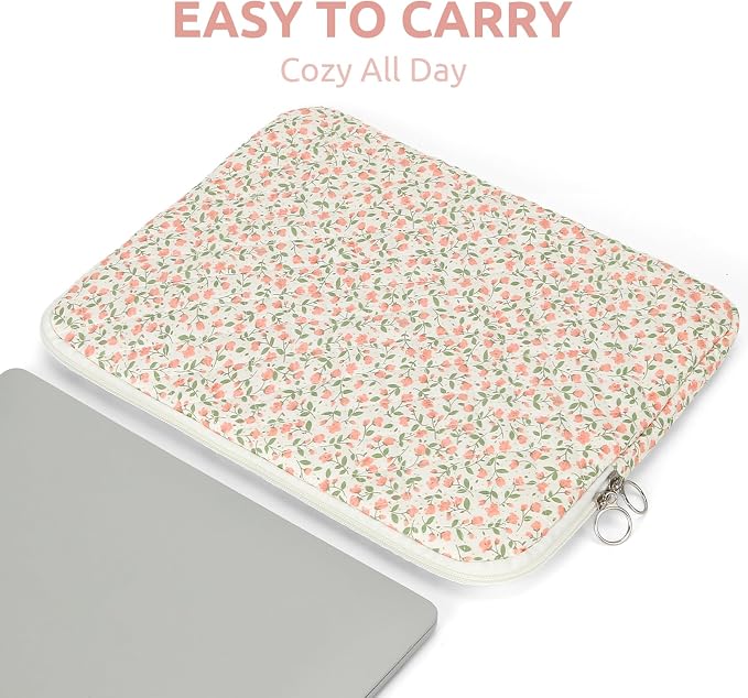 Puffy Laptop Sleeve 13-15.6 Inch Cute Quilted Laptop Protective Case Padded - Image 7