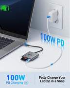 Acer SD 4.0 Card Reader, UHS-II Micro SD Reader USB C, Dual Slot Type C Memory - Image 5
