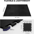 Starfavor Sound Absorbing Interlocking Floor Mats 20 Pcs, 11.8" x 11.8" - Image 2