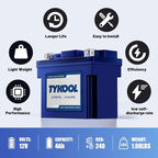 YTZ7S / YTX7L, 12V 4Ah 240CCA LiFePO4 Motorcycle Battery, Powersports Battery - Image 7