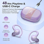 Wireless Earbuds Bluetooth 5.3 Headphones Sports, 48Hrs Playtime Bluetooth - Image 4
