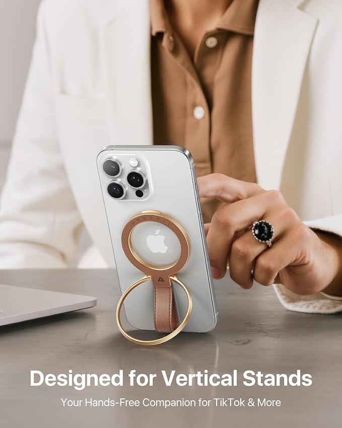 andobilMagnetic Phone Grip for MagSafeAdjustable Phone Ring Kickstand - Image 2