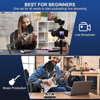 SINWE Podcast Equipment Bundle for 2, F993 Voice Changer - Image 6