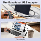 USB C to USB 3.0 Adapter, USB C Android Adapter Male to USB A Female OTG On The - Image 6