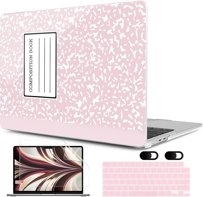MEEgoodo Case for M4/M3/M2 MacBook Air 13.6 inch Case 2025 2024 2022, Fit Model by MEEgoodo