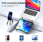 Adjustable Laptop Stand for Desk, Magnetic Phone Holder - Image 2