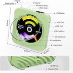 CD Player Portable Bluetooth 5.1 Desktop CD Player - Image 7