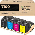 Phaser 7100 High Capacity Toner Cartridge Set 4-Pack Replacement by KingKJInkToner